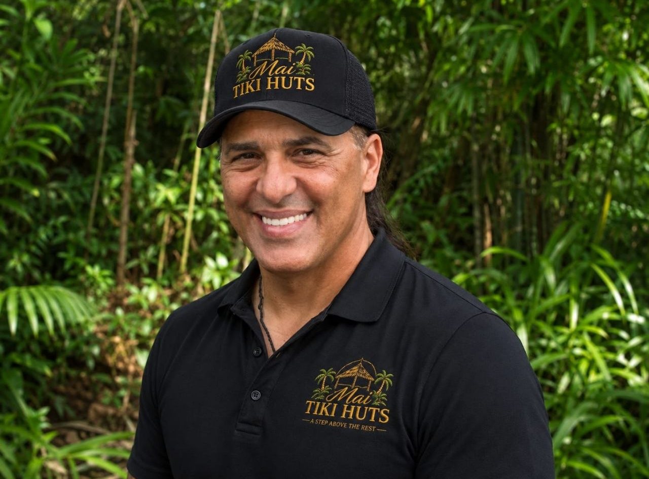 Robert Jr., known as The Chief, chief architect and general manager of operations at Mai Tiki Huts
